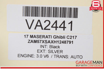 14-17 Maserati Ghibli Dash Dashboard Instrument Panel Analog Clock 670021647 OEM