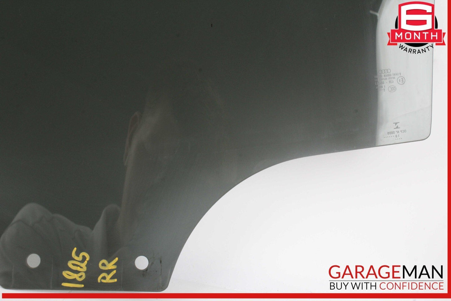 18-24 Audi Q5 Rear Right Passenger Side Door Window Glass OEM