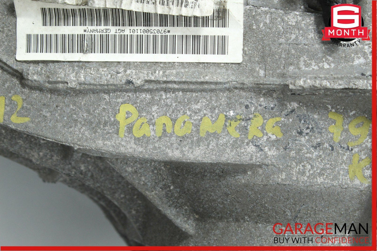 11-13 Porsche Panamera 970 3.6L Rear Diff Differential Axle Carrier OEM 79k