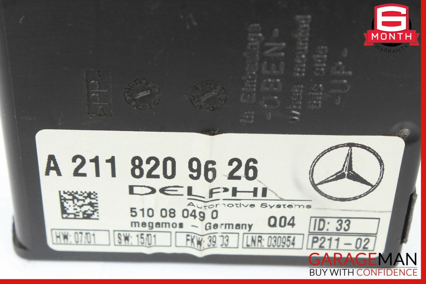 03-11 Mercedes E320 E500 CLS500 Anti Theft Security Alarm Control Module Unit