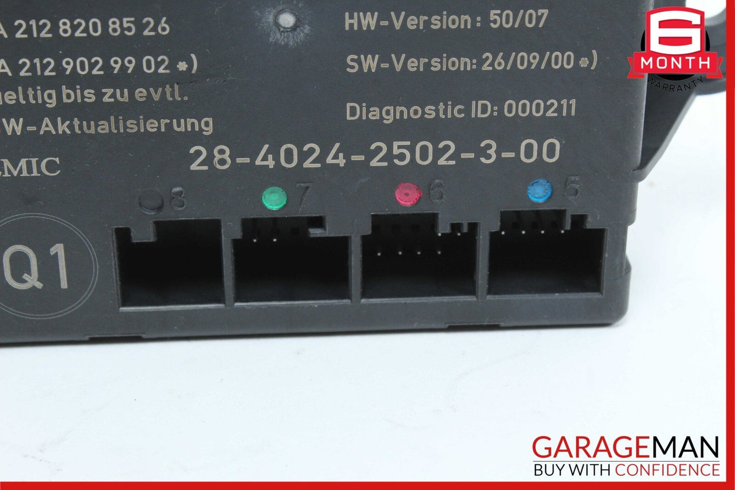 08-14 Mercedes W204 C250 C300 Rear Left Side Door Control Module Unit