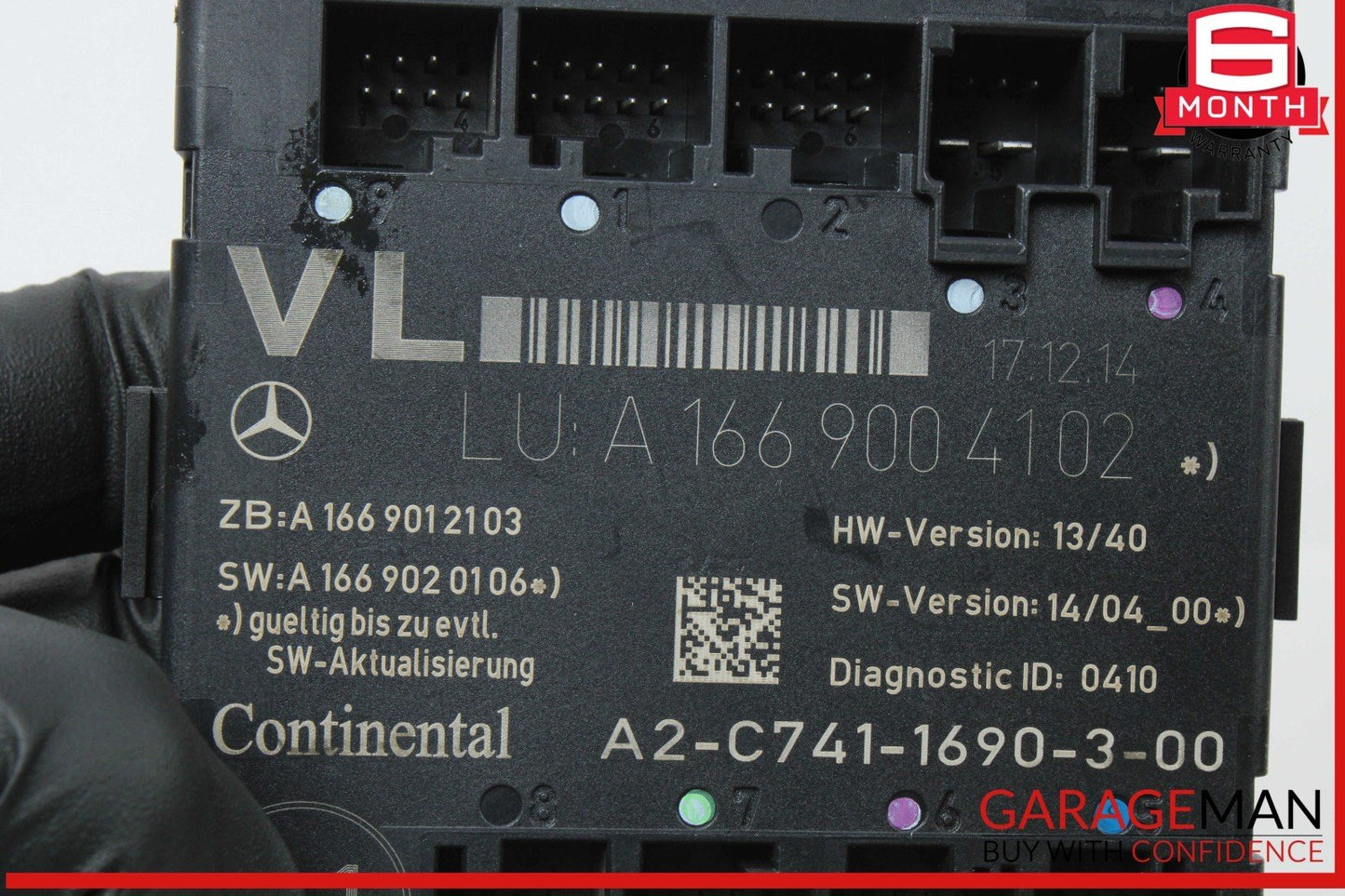 12-20 Mercedes W117 CLA250 Front Left Driver Side Door Control Module Unit OEM