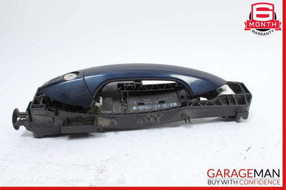10-13 Mercedes W212 E350 E550 Front Left Exterior Door Handle Cavansite Blue