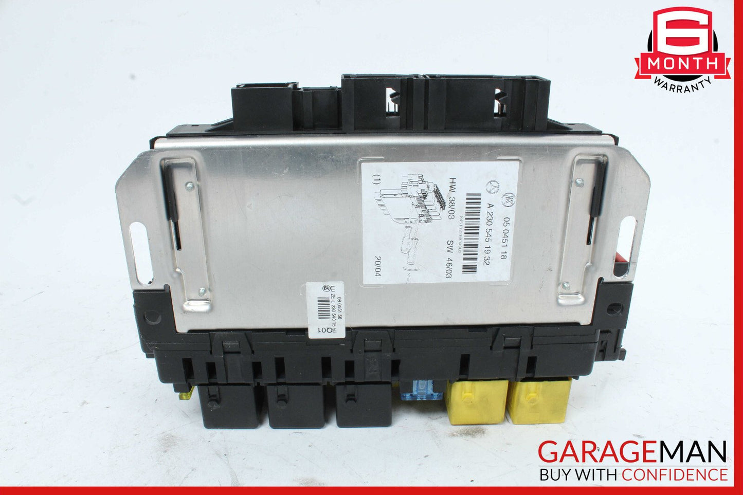 03-12 Mercedes R230 SL500 SL55 AMG Front Left SAM Fuse Box Control Module OEM