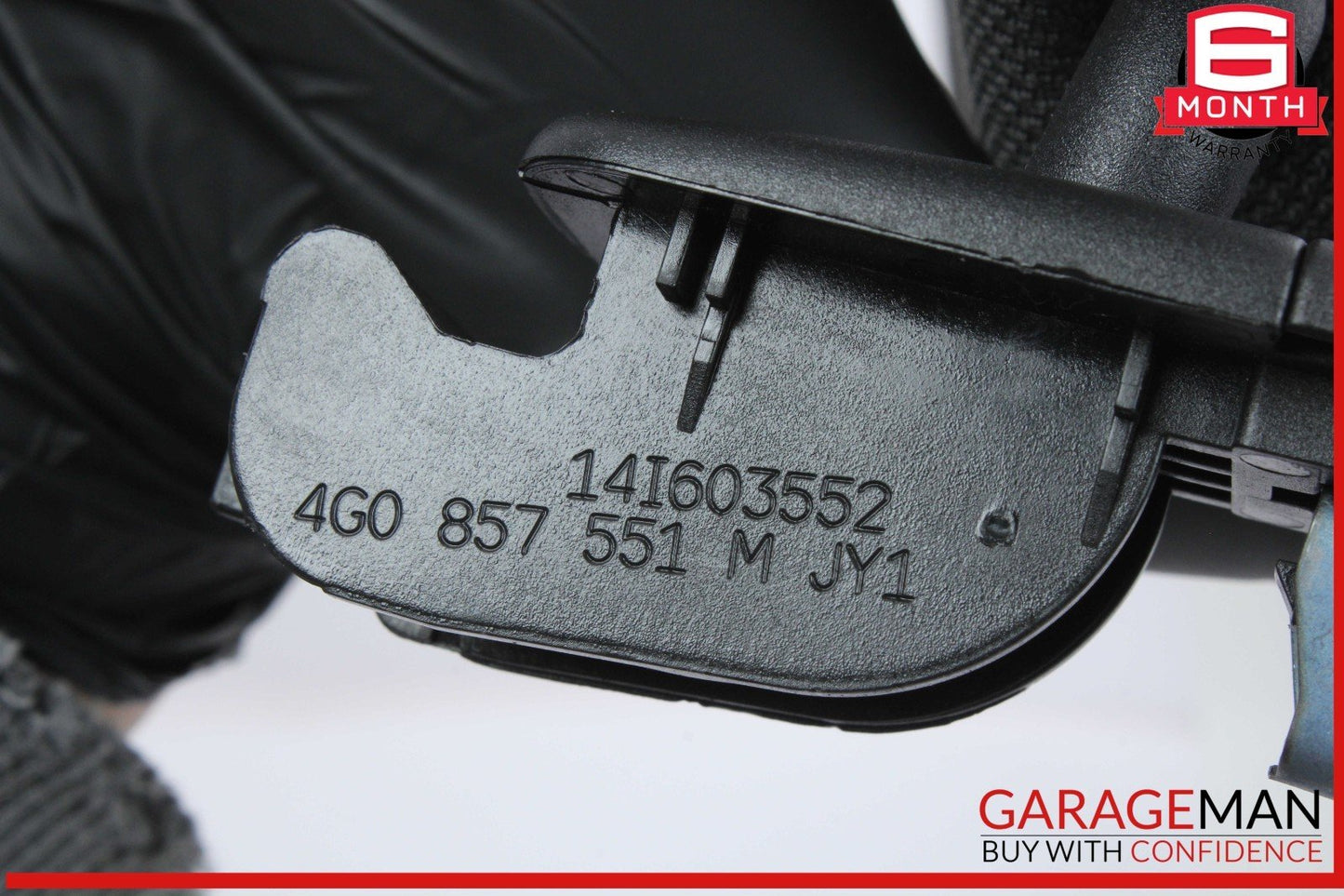 16-18 Audi A7 A6 Front Left Driver Side Sun Visor Sunvisor Black 4G0857551M OEM