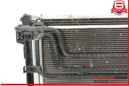12-14 Mercedes W204 C250 M271 Engine Cooling Radiator AC Air A/C Condenser OEM