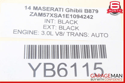 14-20 Maserati Ghibli Rear Right Passenger Side Lower Suspension Control Arm OEM