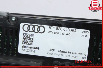 09-12 Audi S5 S4 Front AC A/C Air Conditioning Heater Climate Control Panel OEM