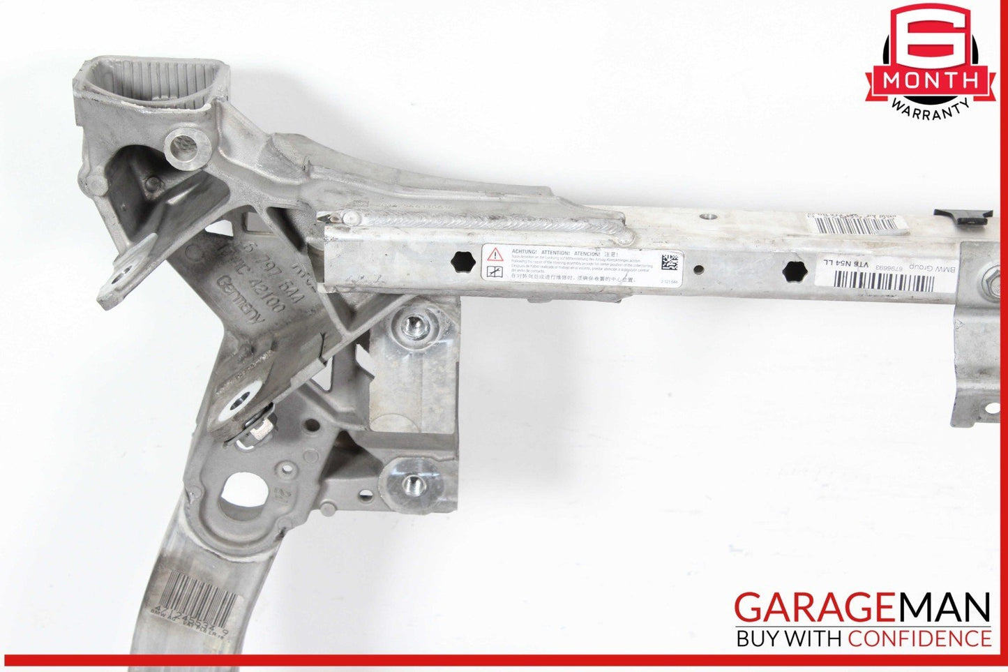 11-16 BMW F10 528i Front Suspension Cradle Subframe Crossmember 6797644 RWD OEM