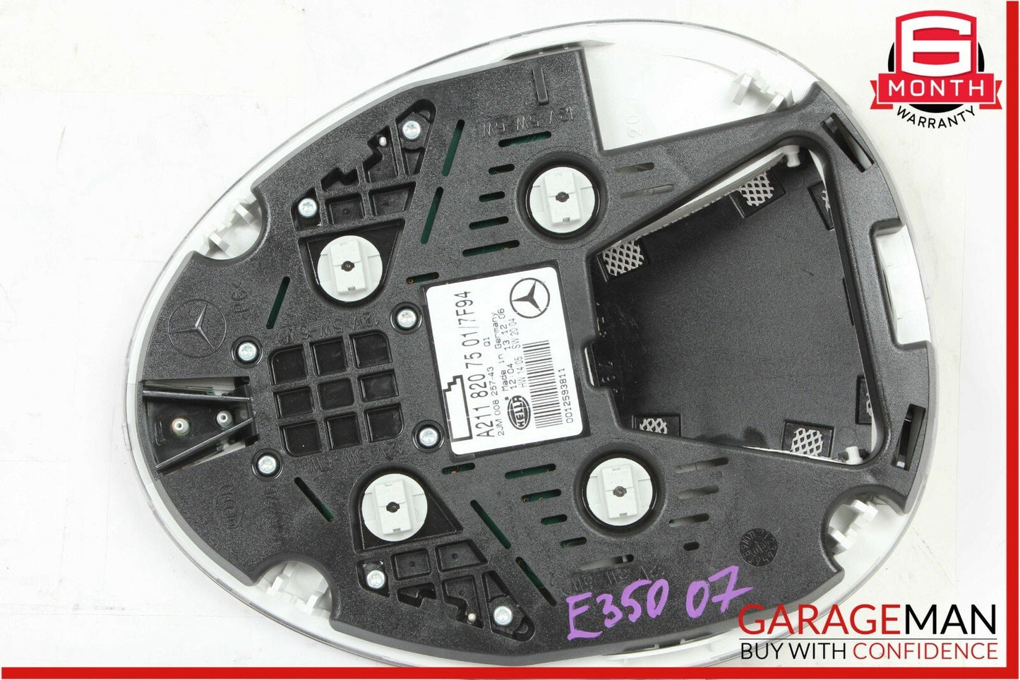 03-11 Mercedes E320 CLS55 AMG Rear Overhead Dome Light Reading Map Lamp Grey
