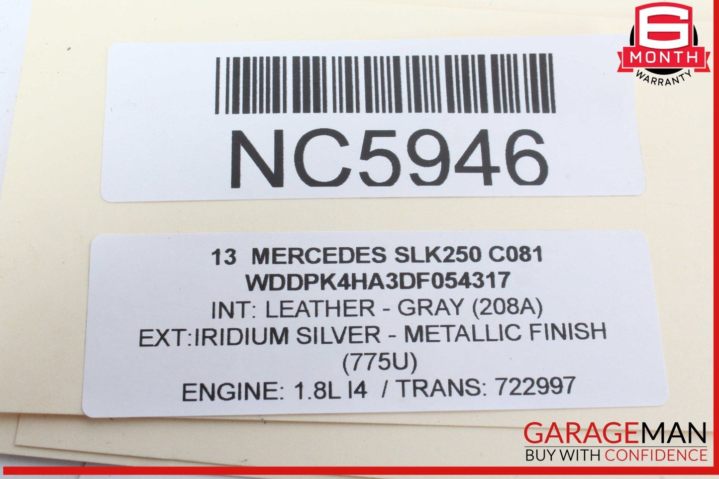 08-14 Mercedes R172 SLK250 C250 Front Left Side Door Lock Latch Actuator OEM