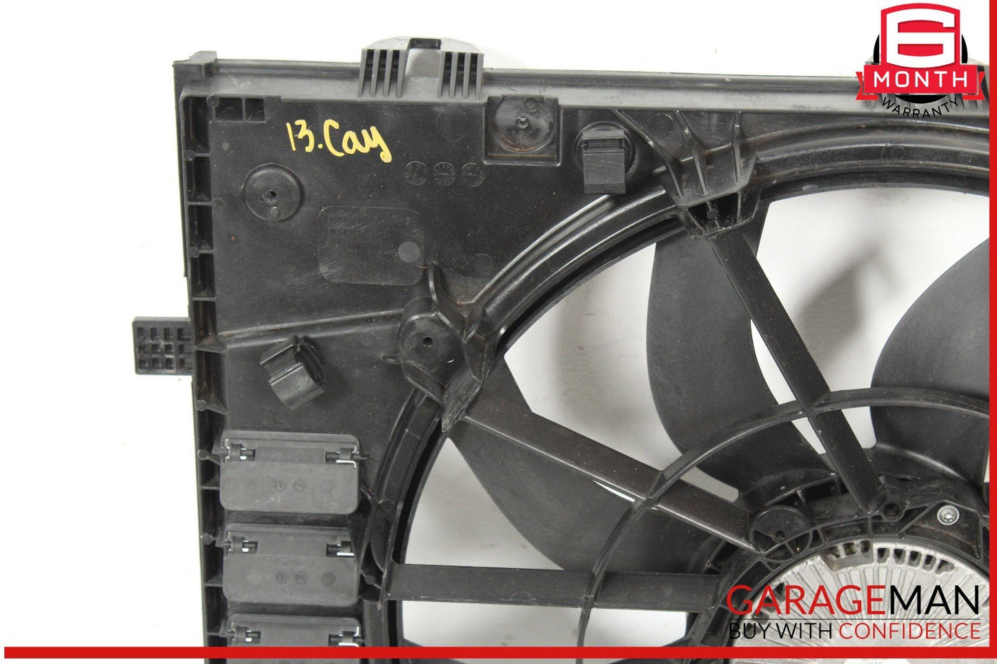 11-18 Porsche Cayenne 958 Engine Cooling Fan Motor Assembly 7P0121207A OEM