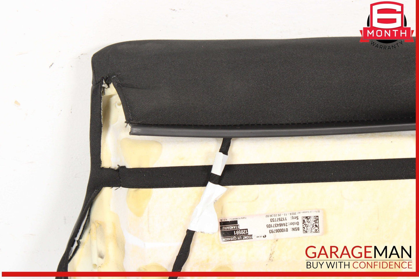 18-25 Audi Q5 Front Left Lower Bottom Seat Cushion Cover Black OEM