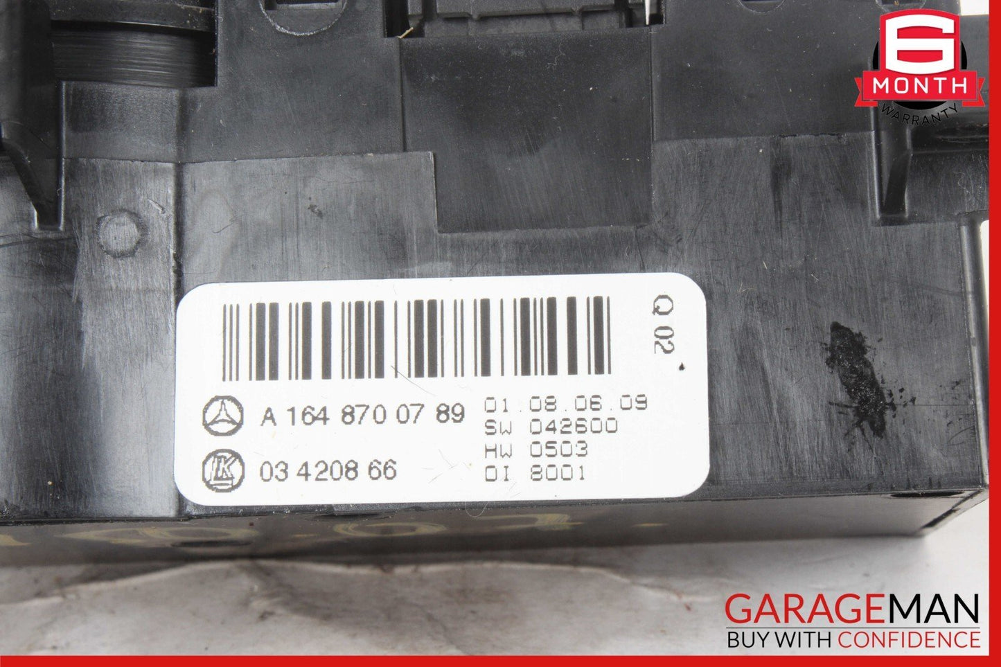 06-13 Mercedes X164 GL450 R350 ML450 Rear A/C Heater Climate Control Switch OEM