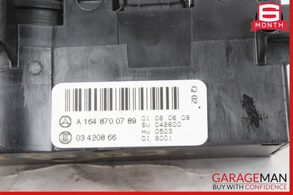06-13 Mercedes X164 GL450 R350 ML450 Rear A/C Heater Climate Control Switch OEM