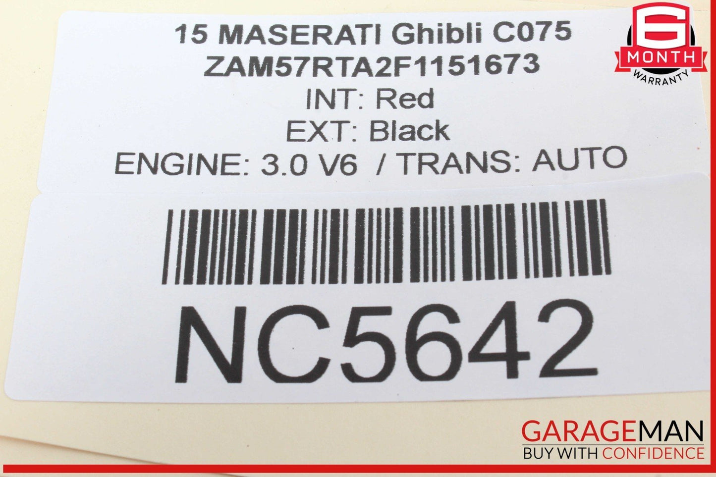 14-17 Maserati Ghibli Rear Right or Left Side Lower Control Arm OEM