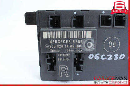 01-07 Mercedes W203 C230 C280 C320 Front Right Side Door Control Module Unit
