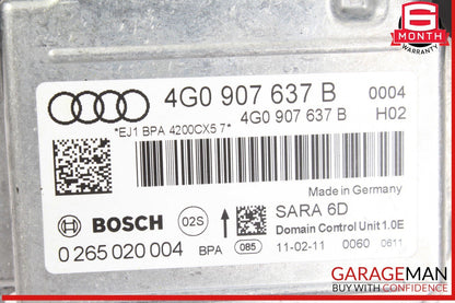 12-18 Audi A7 Yaw Rate Speed Acceleration Control Module Unit 4G0907637B OEM