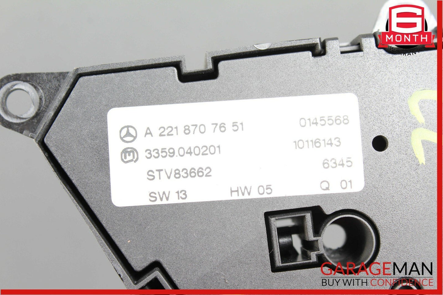 07-13 Mercedes W216 CL550 S550 Front Left Driver Seat Control Memory Switch OEM