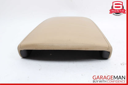 06-12 Mercedes X164 GL450 Front Center Console Arm Rest Storage Door Lid Brown