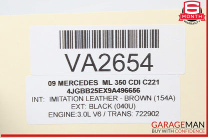 06-12 Mercedes W164 ML350 C350 E350 Front Right Side Bumper Fog Light Lamp OEM