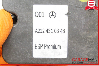 15-18 Mercedes W212 E400 CLS550 ABS Anti Lock Pump Brake Module 2124310348 OEM