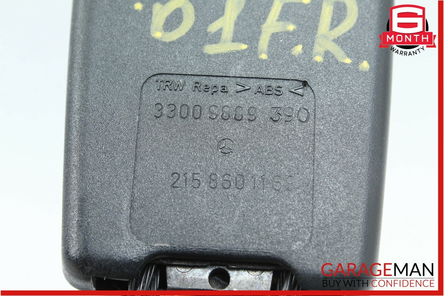 00-02 Mercedes W215 CL600 Front Left / Right Side Seat Belt Receiver Buckle OEM