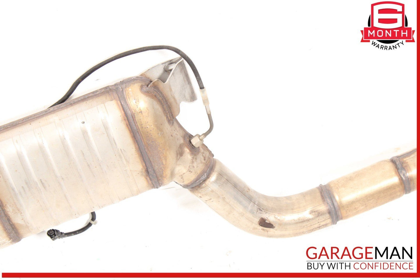 14-16 Mercedes W212 E250 Diesel Bluetec Center Exhaust Pipe Silencer OEM