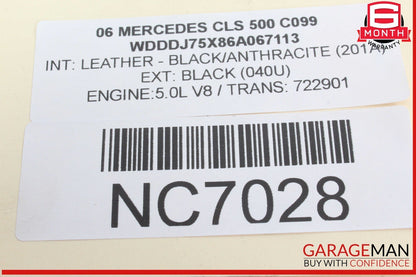 06-11 Mercedes W219 CLS500 Front Right Door Lock Latch Actuator Keyless Go OEM