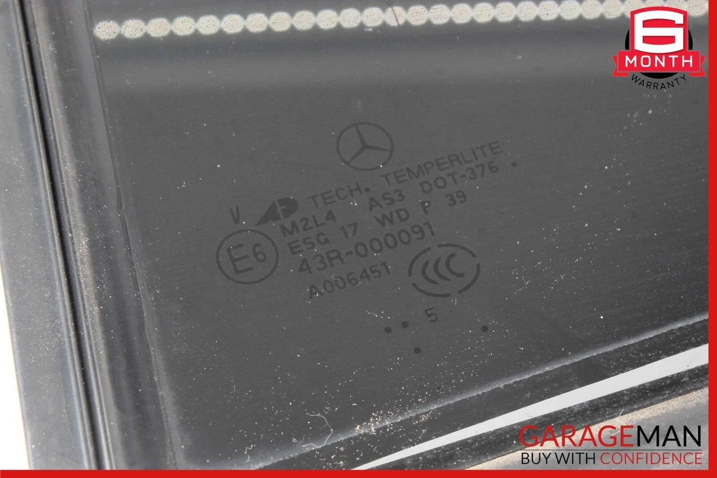 06-11 Mercedes W164 ML63 AMG ML320 Rear Left Side Fixed Privacy Window Glass OEM