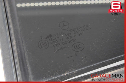 06-11 Mercedes W164 ML63 AMG ML320 Rear Left Side Fixed Privacy Window Glass OEM