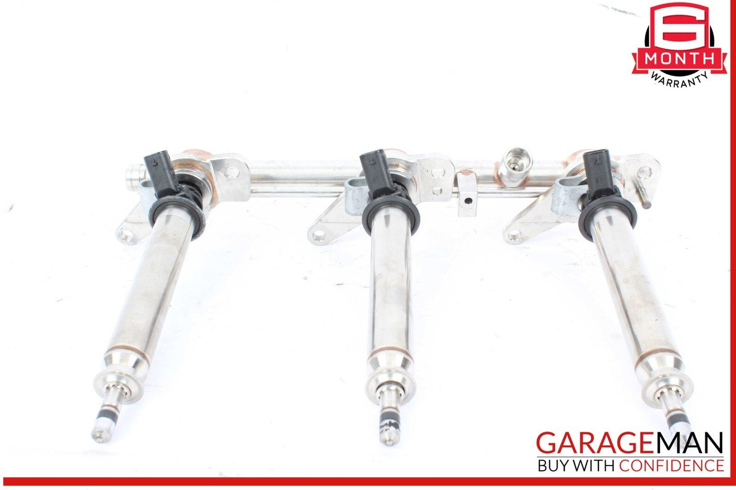 17-20 Mercedes R172 SLC43 AMG Right Side Fuel Injector Rail w/ Injectors OEM