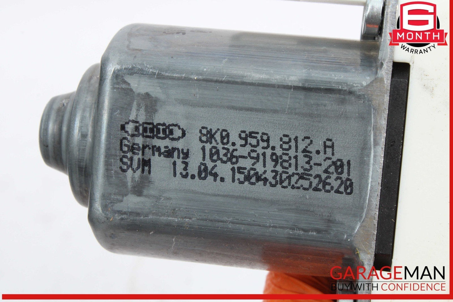 09-18 Audi Q5 SQ5 S6 Rear Right Passenger Side Window Regulator Motor OEM