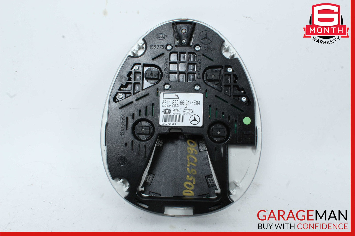 03-11 Mercedes W219 CLS550 E55 Rear Overhead Dome Light Gray 2118206601 OEM