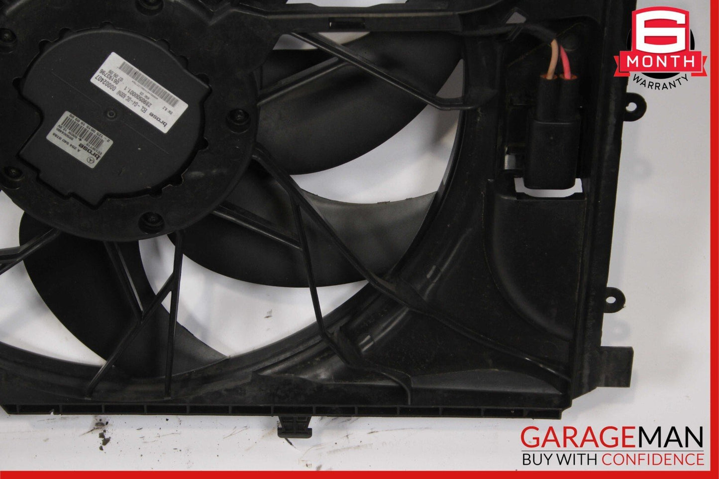 08-16 Mercedes W204 C300 E350 Engine Radiator Cooling Fan Motor Shroud Assy