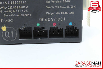 08-18 Mercedes C250 E350 CLS550 Front Right Side Door Control Module Unit