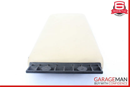 97-04 Mercedes R170 SLK230 Center Console Arm Rest Storage Cover Lid Beige OEM