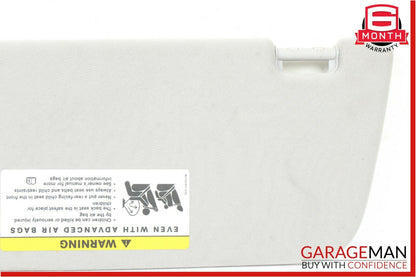 07-13 Mercedes S550 CL550 Front Right Sun Visor Sunvisor Shade Cover Grey Suede