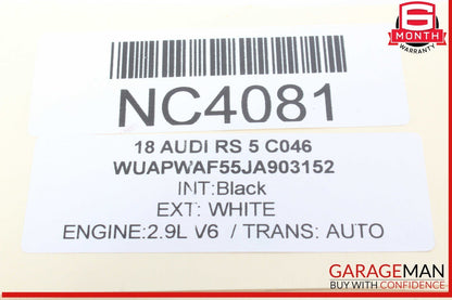 18-23 Audi RS5 S5 Automatic Transmission Oil Cooler 8W0317021C OEM