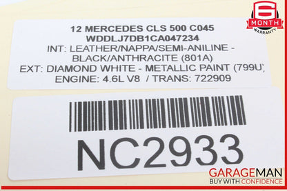 10-18 Mercedes W218 CLS500 E400 E350 Airmatic Air Suspension Control Module OEM