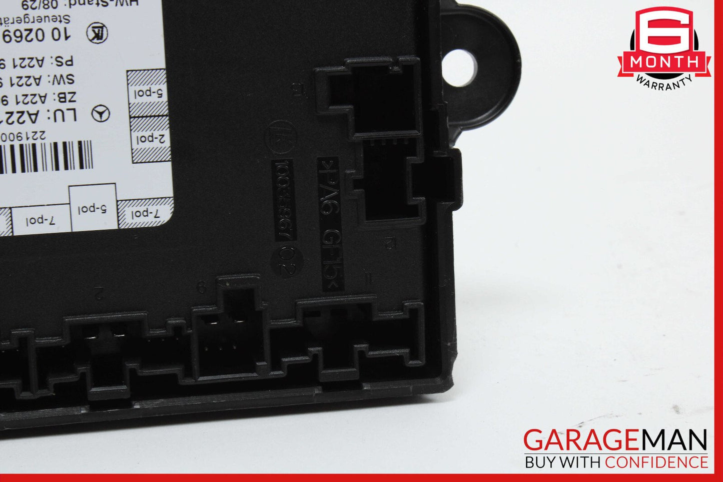 07-13 Mercedes W221 S550 Front Left Door Control Module 2219006204 OEM