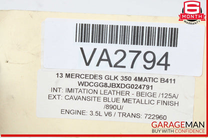 Mercedes W212 E350 E400 SLK250 Sirius Satellite Radio Receiver 2128706489 OEM