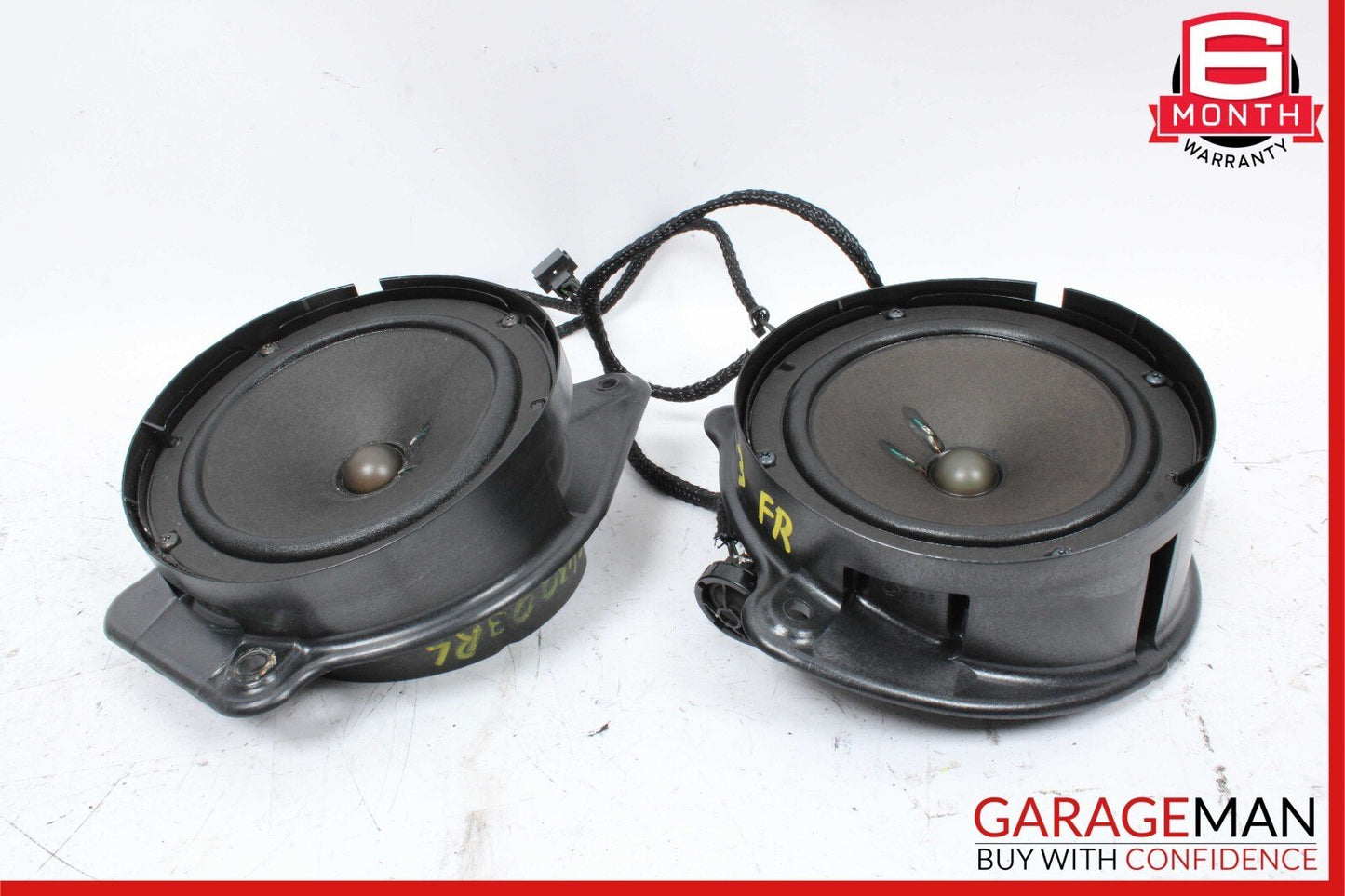 00-06 Mercedes W220 S600 S55 Front Right And Rear Left Door Sound Speaker Set