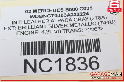 00-06 Mercedes W220 S500 SL500 CLK500 Antenna Amplifier Booster Module Unit OEM