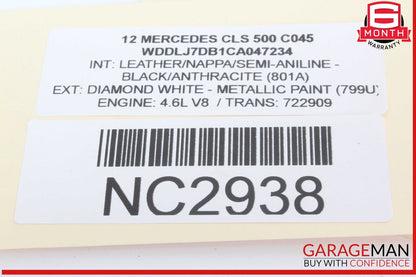 12-18 Mercedes W218 CLS500 SL550 Gas Throttle Pedal Accelerator OEM
