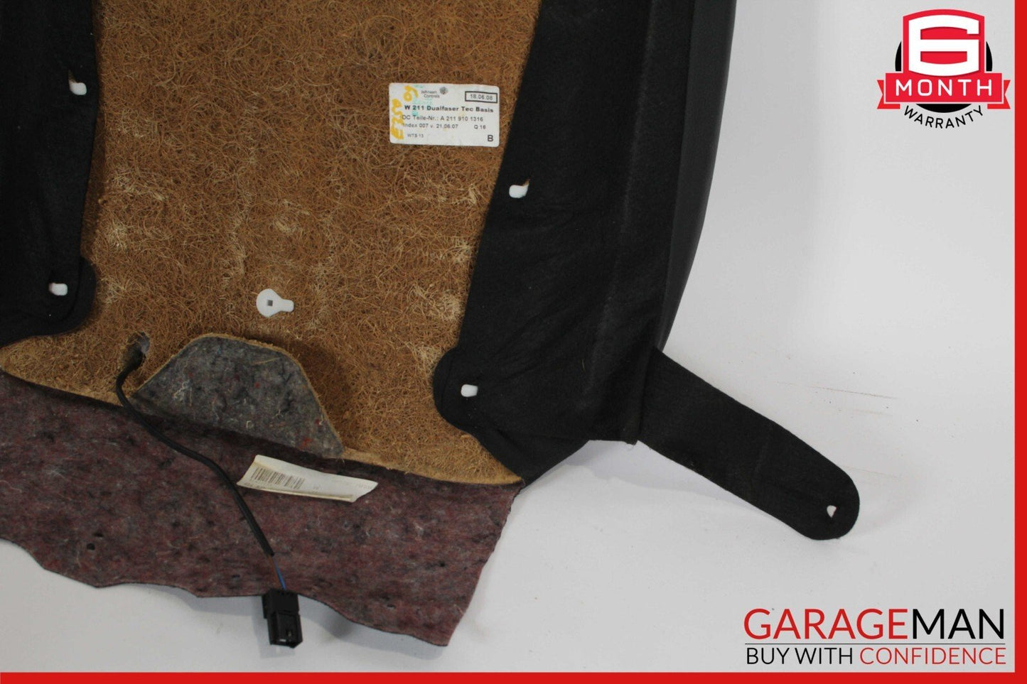 07-09 Mercedes W211 E550 E350 Front Right or Left Top Upper Seat Cushion Cover