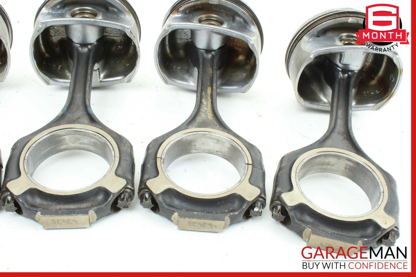 06-12 Mercedes W251 R350 Engine Motor Piston Connecting Rod Set of 6 ÐÐÐ