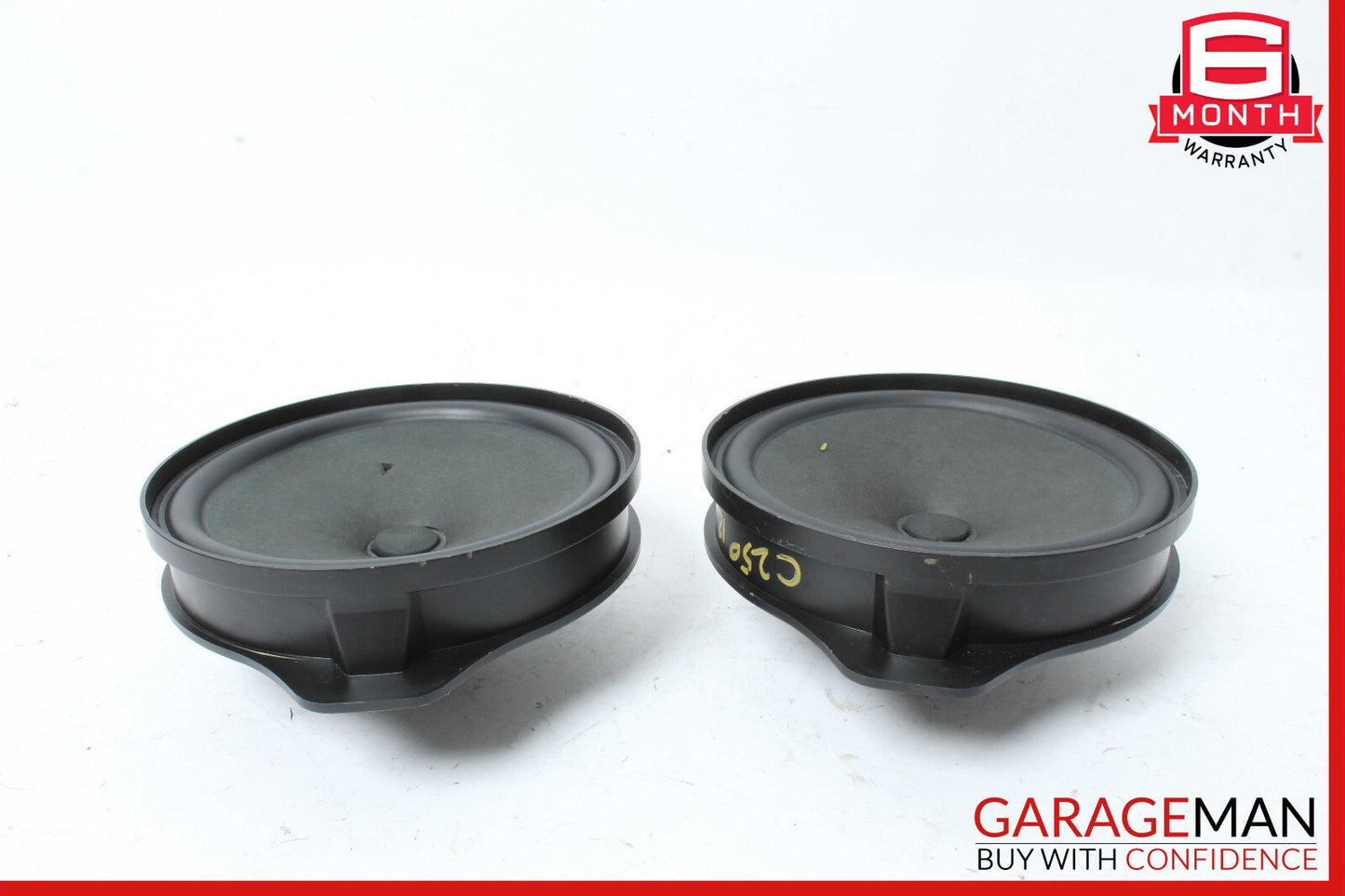 08-14 Mercedes W204 C250 C300 Rear Right & Left Side Door Sound Speakers Set