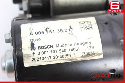 12-15 Mercedes W204 C250 1.8L Engine Bosch Engine Starter Motor OEM