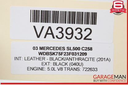 03-06 Mercedes R230 SL500 SL55 AMG Door Keyless Go Entry Antenna Module OEM